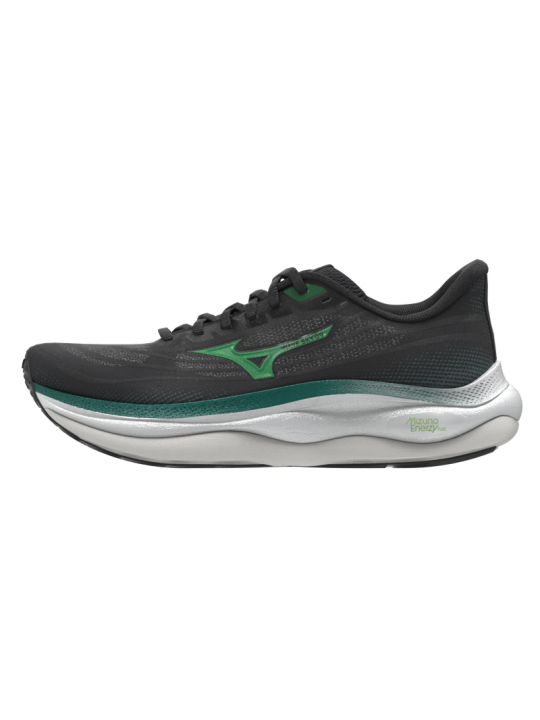   WAVE SKY 9 MEN — Black/Goblin Green/Alpine Green — Réf J1GC250255 | Amorti ENERZY NXT Nitrogen Infused