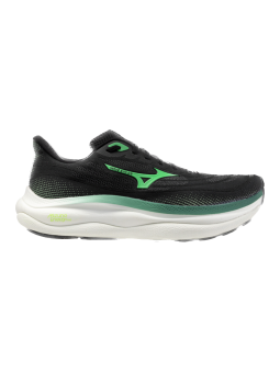 WAVE SKY 9 MEN — Black/Goblin Green/Alpine Green — Réf J1GC250255 | Amorti ENERZY NXT Nitrogen Infused