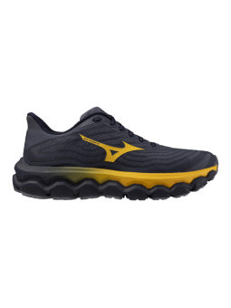 MIZUNO WAVE HORIZON 8 Homme — BlueGranite/Citrus/BaritoneBlue — Réf J1GC252651 | Amorti & stabilité