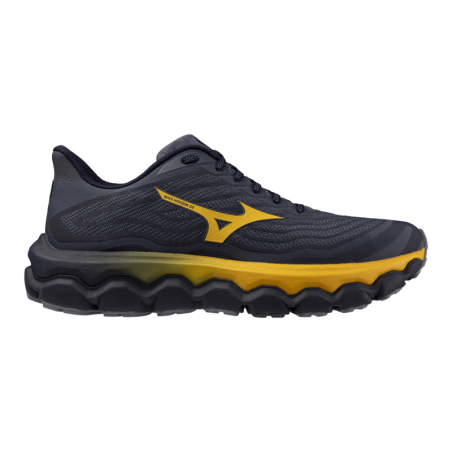 MIZUNO WAVE HORIZON 8 Homme — BlueGranite/Citrus/BaritoneBlue — Réf J1GC252651 | Amorti & stabilité