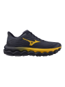 MIZUNO WAVE HORIZON 8 Homme — BlueGranite/Citrus/BaritoneBlue — Réf J1GC252651 | Amorti & stabilité