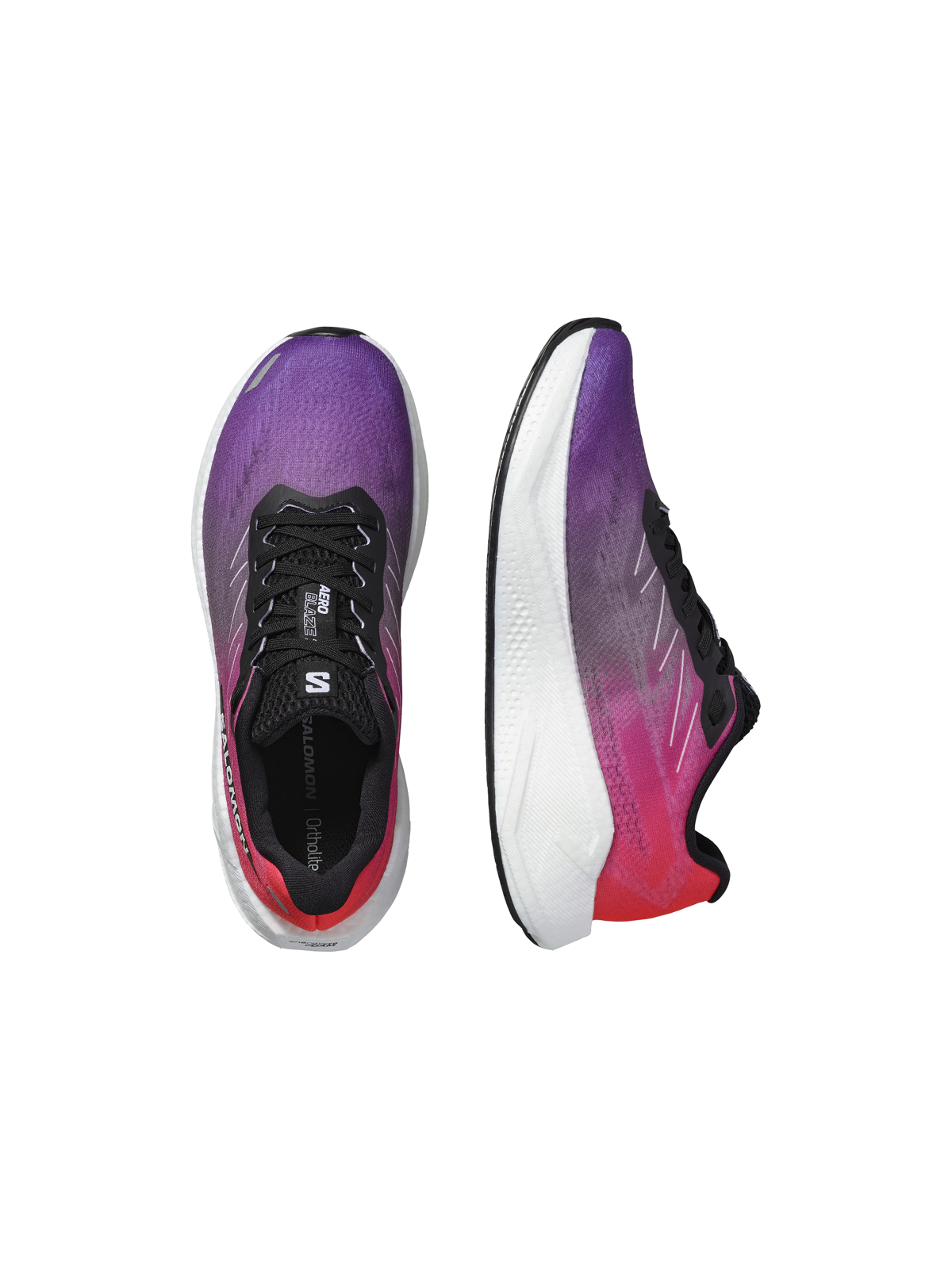 SALOMON AERO BLAZE 3 Femme — Neon Flame | OrthoLite® • L47876100