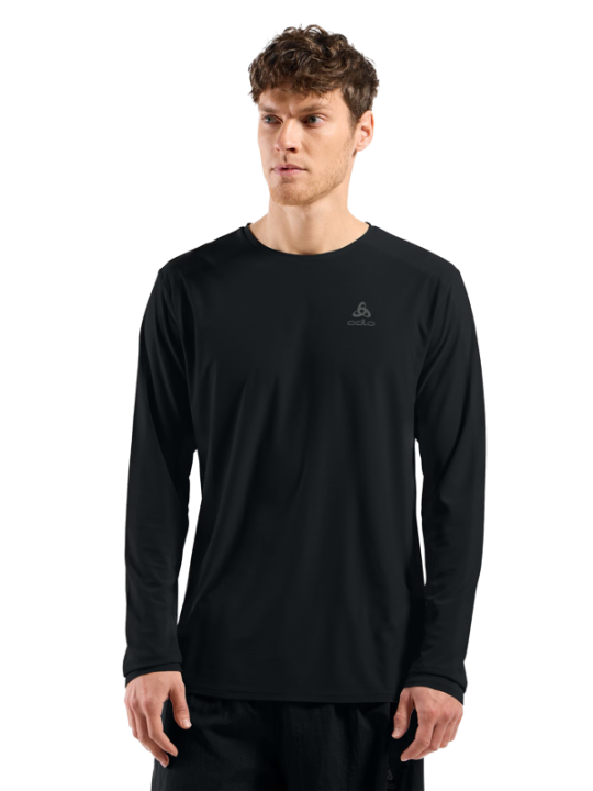 ODLO Zeroweight Chill‑Tec L/S Crew Homme — BLACK • 315702‑15000