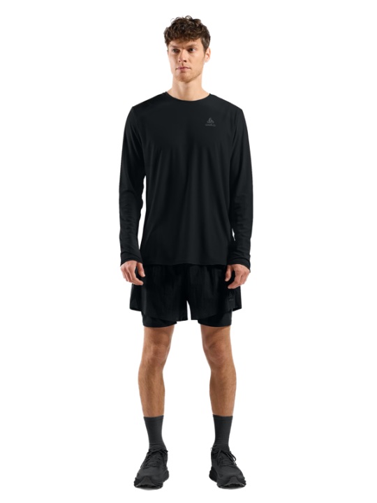 ODLO Zeroweight Chill‑Tec L/S Crew Homme — BLACK • 315702‑15000