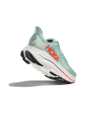 HOKA CLIFTON 10 Homme — Chaussure Running Sage / Neon Flame | 1162030‑SGNN