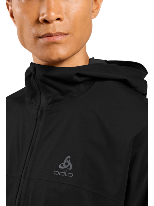 ODLO X‑ALP WATERPROOF — Jacket Noir Homme | Veste imperméable légère et respirante | 313702_15001