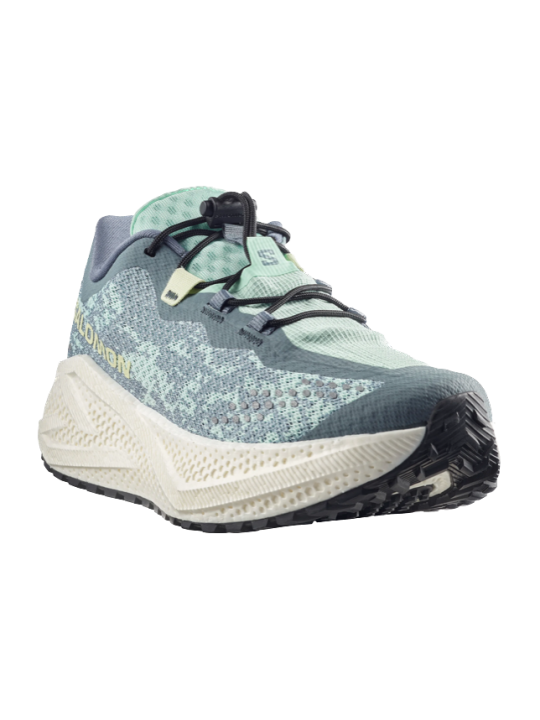 SALOMON AERO GLIDE 4 GRVL Femme — Stormy Weather / Lichen / Vanilla Ice | Course quotidienne — L49175700