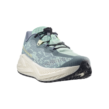 SALOMON AERO GLIDE 4 GRVL Femme — Stormy Weather / Lichen / Vanilla Ice | Course quotidienne — L49175700