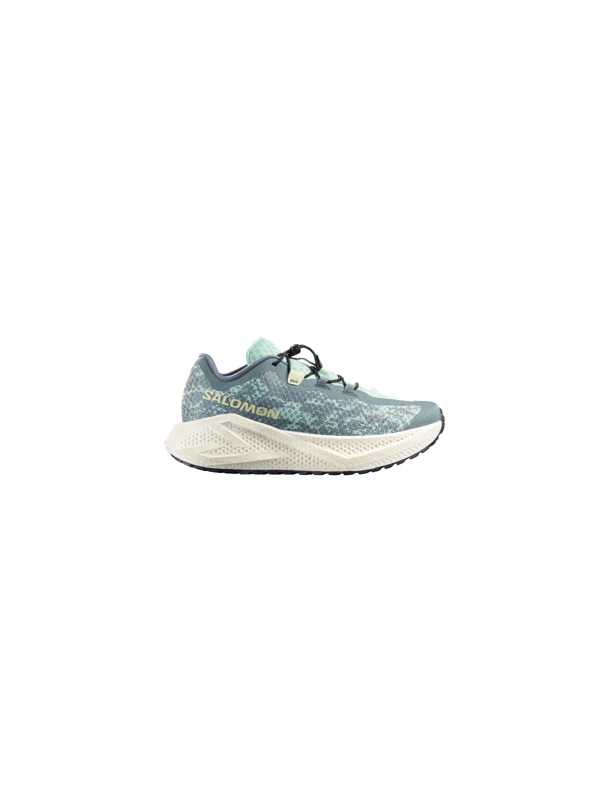 SALOMON AERO GLIDE 4 GRVL Femme — Stormy Weather / Lichen / Vanilla Ice | Course quotidienne — L49175700