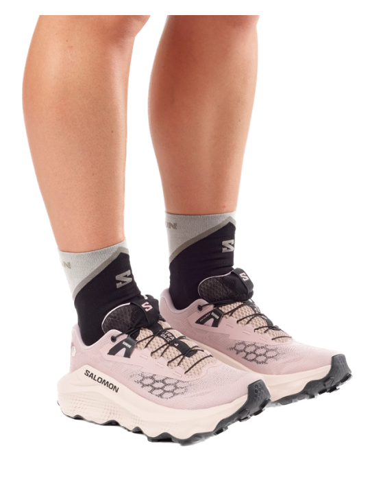 SALOMON ULTRA GLIDE 4 Femme — Shadow Gray / Tapioca / Black | Trail longue distance — L49149200