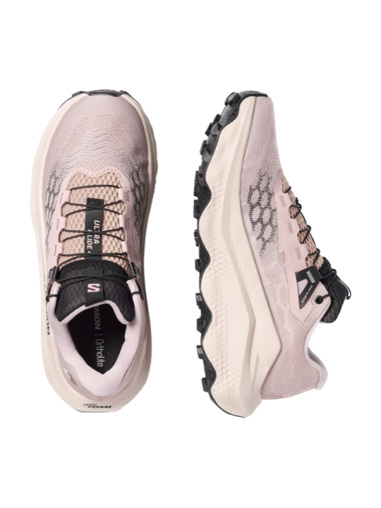 SALOMON ULTRA GLIDE 4 Femme — Shadow Gray / Tapioca / Black | Trail longue distance — L49149200