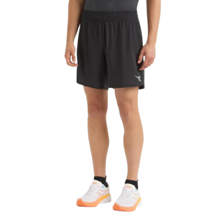 Short Diadora 2in1 5" Run Crew Homme - Noir