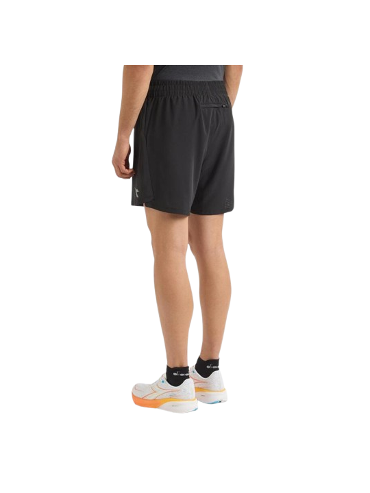 Short Diadora 2in1 5" Run Crew Homme - Noir