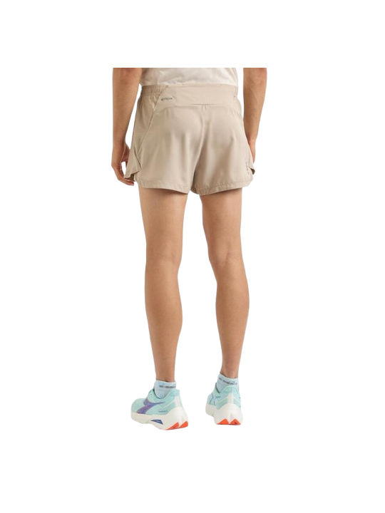 Short Running Fendu Diadora Super Light 3" Homme - Humus
