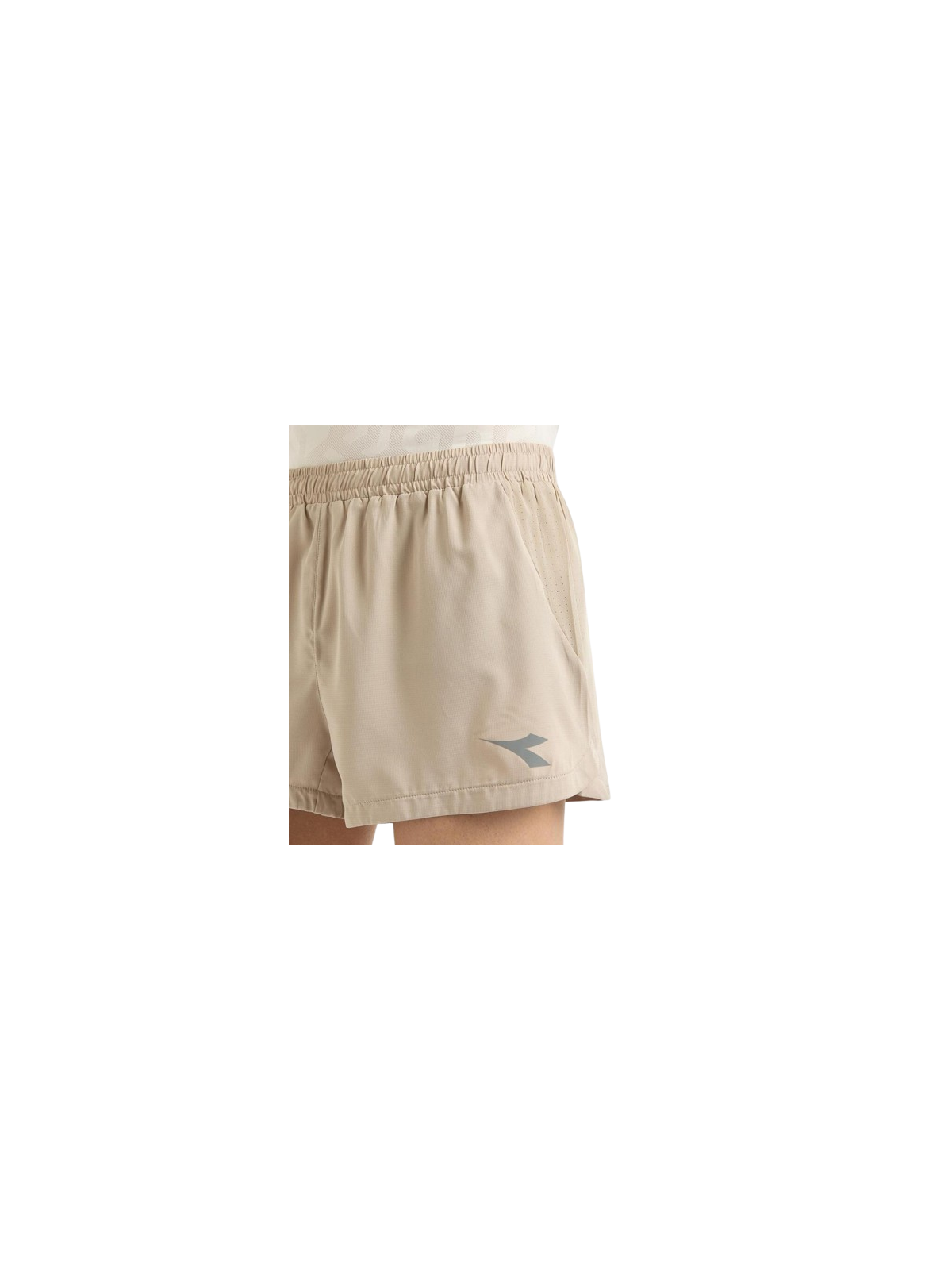 Short Running Fendu Diadora Super Light 3" Homme - Humus