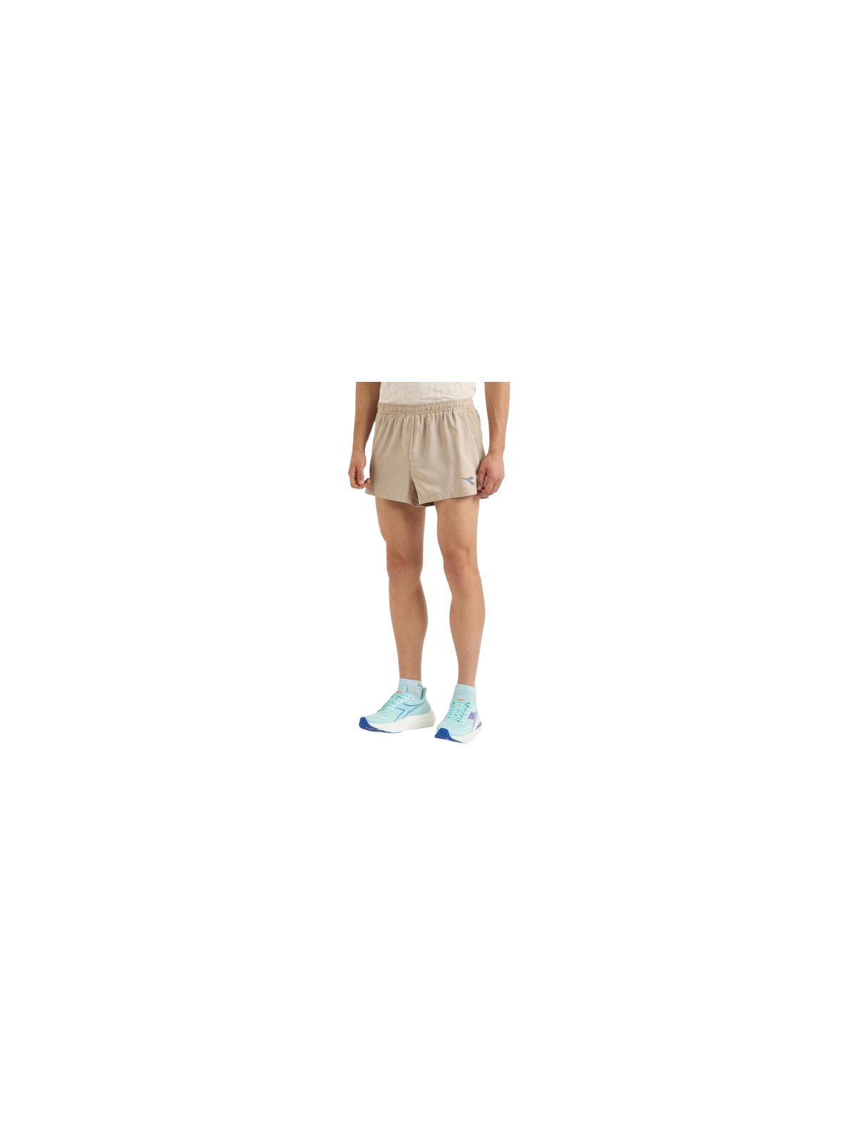Short Running Fendu Diadora Super Light 3" Homme - Humus