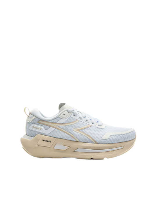 Diadora Cellula 2 Femme — Running neutre White/Whisper White | Réf. 101.182718C9061