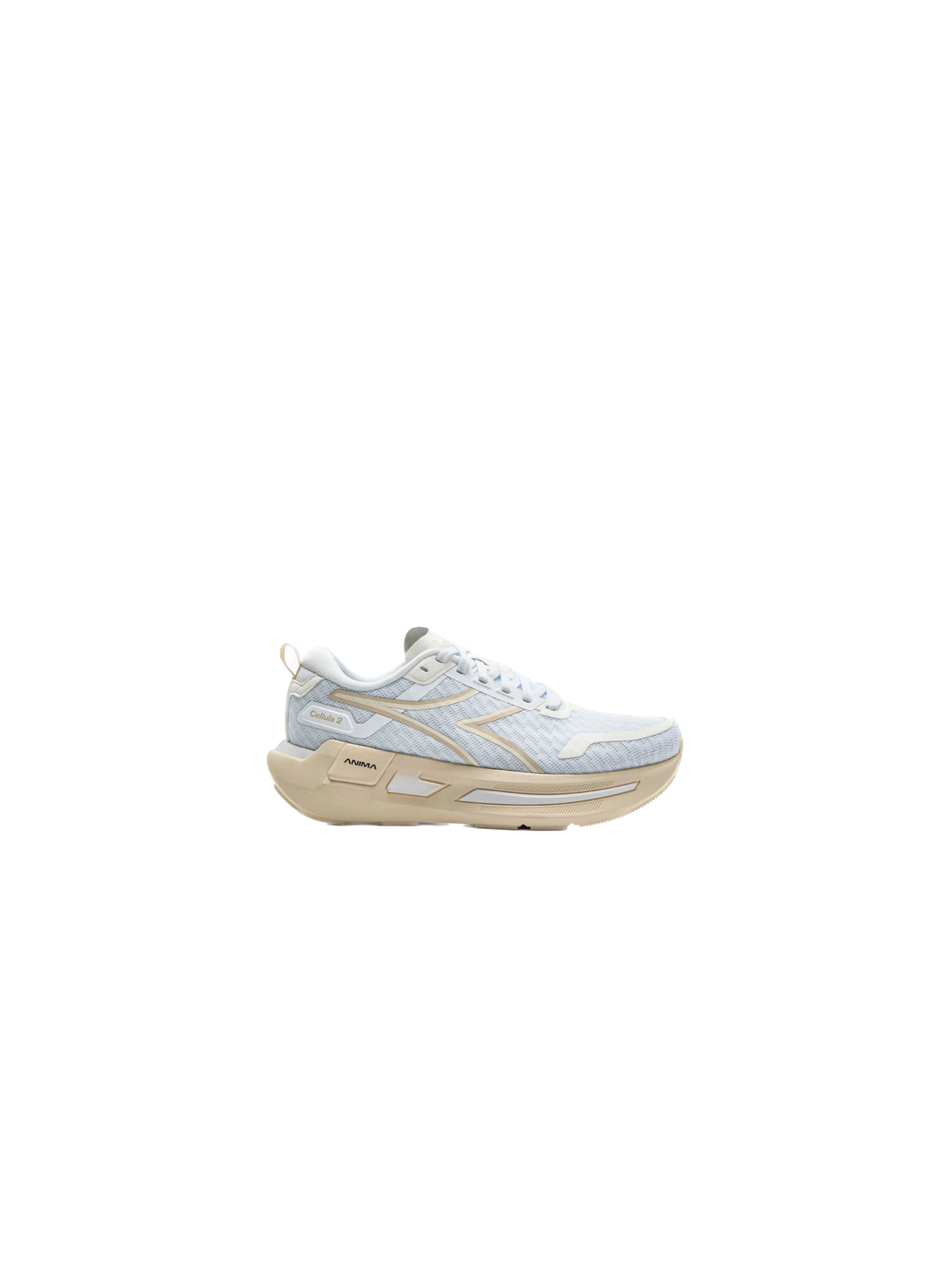 Diadora Cellula 2 Femme — Running neutre White/Whisper White | Réf. 101.182718C9061