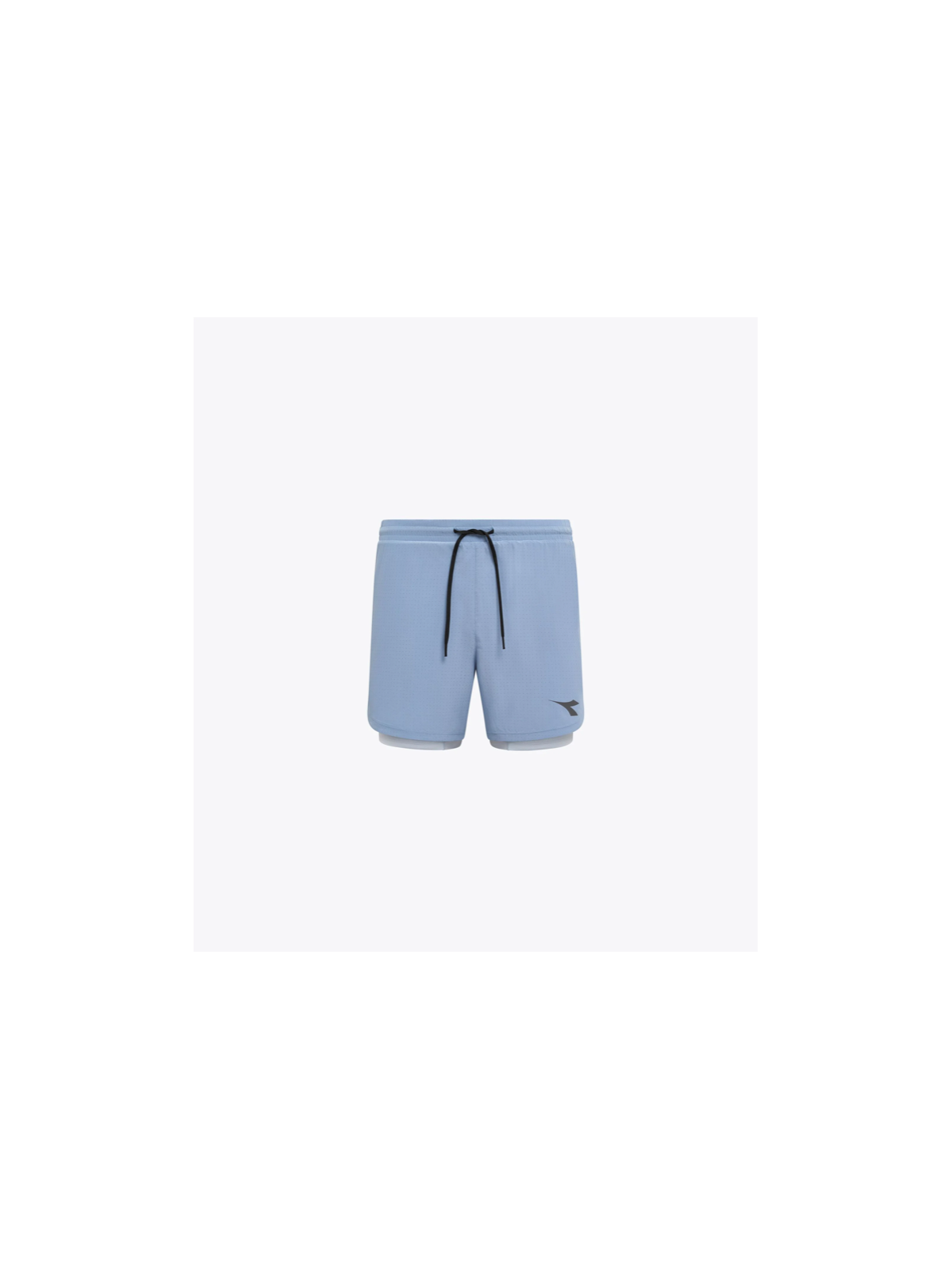 Diadora Shorts 2in1 5 Homme — Endless Sky | Short running 2‑en‑1 Réf. 102.182749-65233