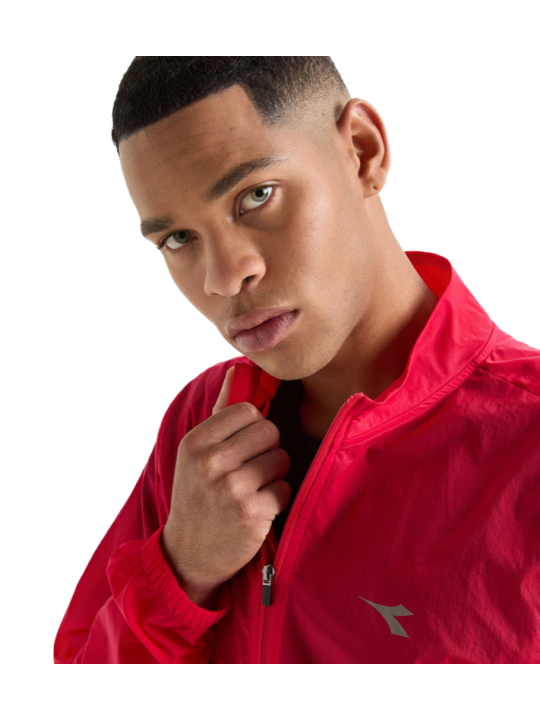 DIADORA PACKABLE WIND JACKET Homme — Rouge Toreador | Réf. 102.180746-45101