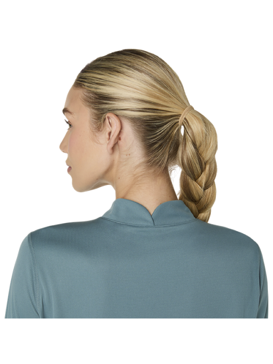 Maillot de Running ASICS Icon 1/2 Zip Manches Longues Femme Canard