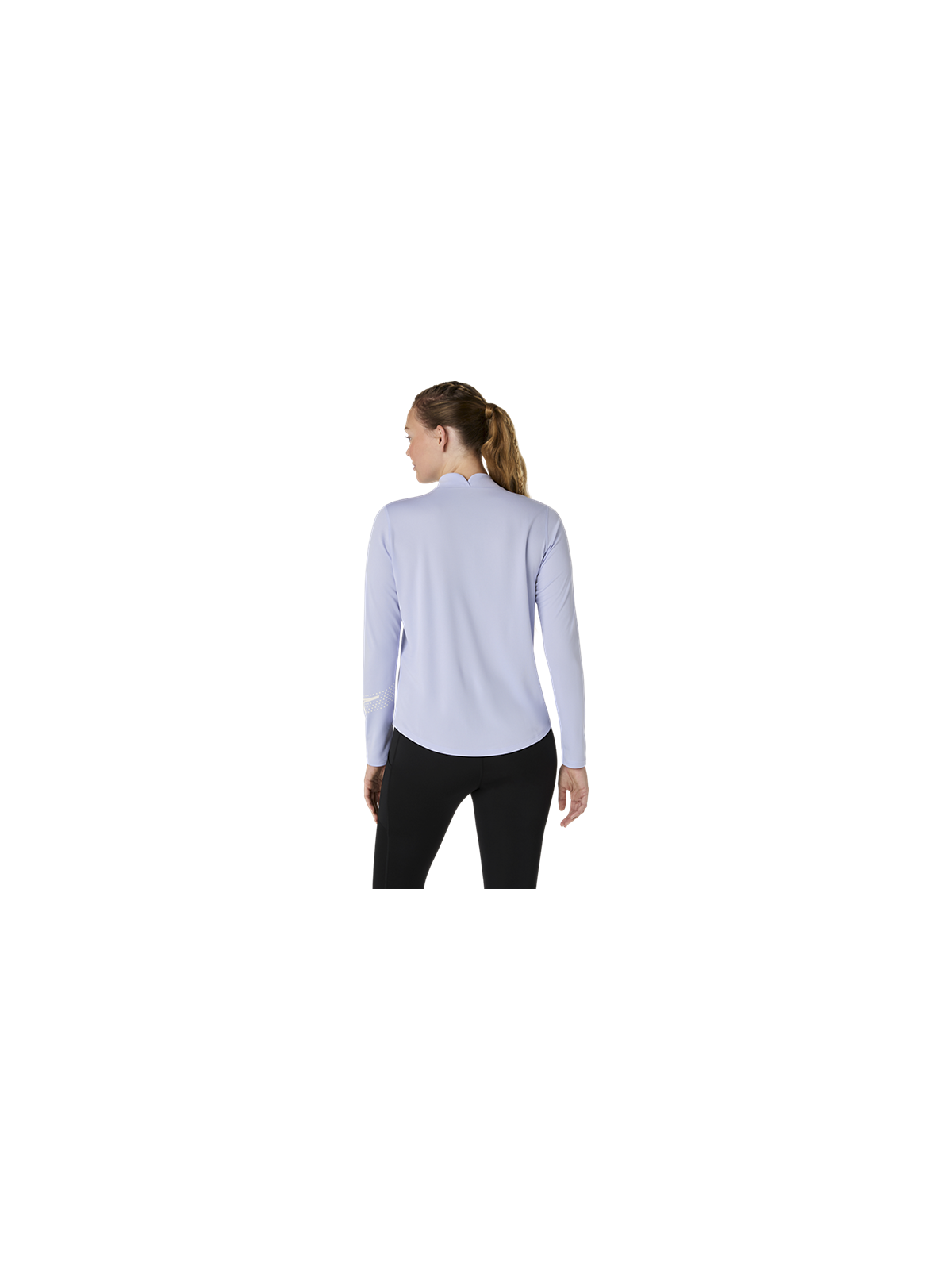 Maillot de Running ASICS Icon 1/2 Zip Manches Longues Femme Bleu