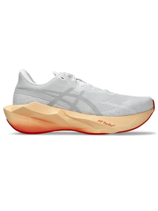 Chaussures ASICS Novablast 6 Femme White Vivid Coral