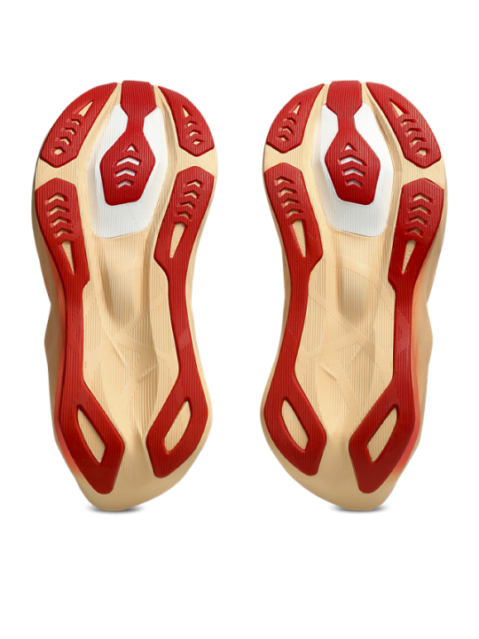 Chaussures ASICS Novablast 6 Femme White Vivid Coral