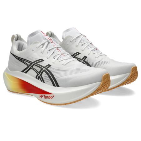 Chaussures Asics MEGABLAST Homme WHITE/ORANGE GLOW