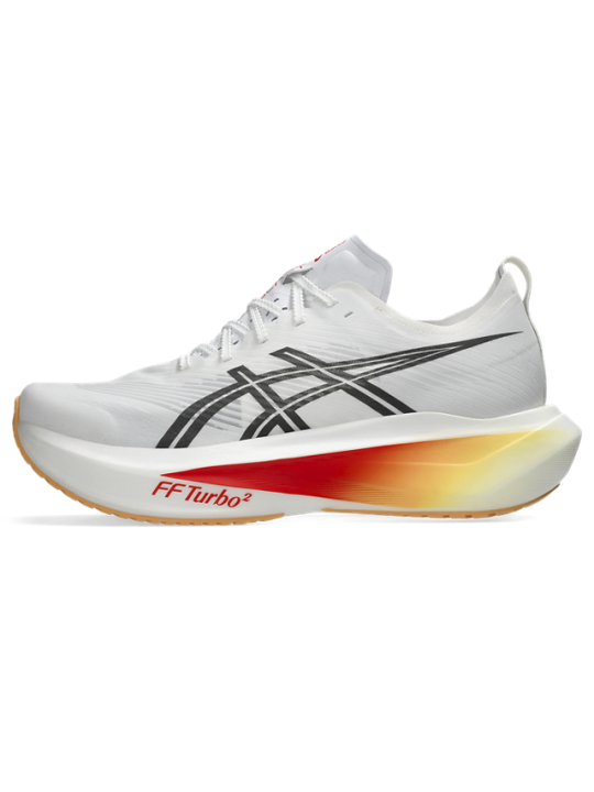 Chaussures Asics MEGABLAST Homme WHITE/ORANGE GLOW