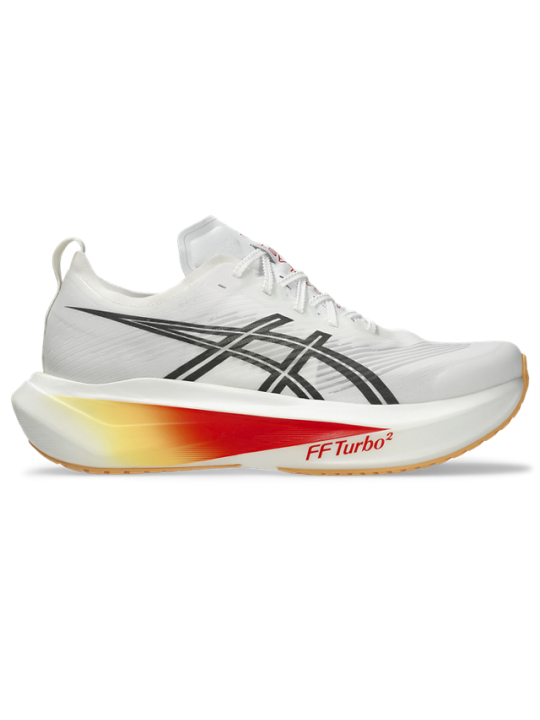 Chaussures Asics MEGABLAST Homme WHITE/ORANGE GLOW
