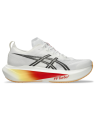 Chaussures Asics MEGABLAST Homme WHITE/ORANGE GLOW