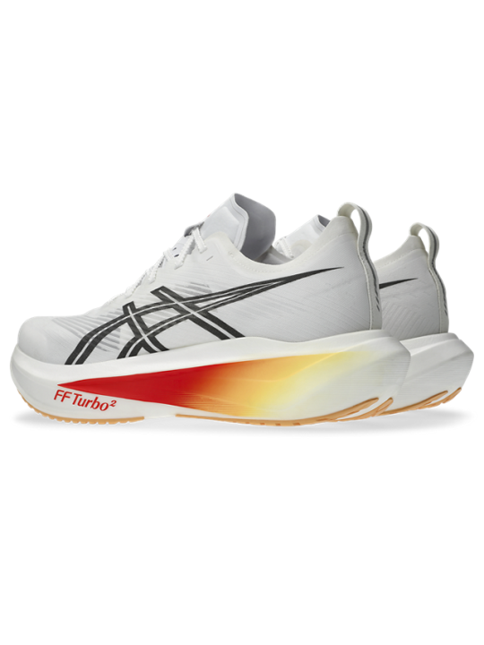 Chaussures Asics MEGABLAST Homme WHITE/ORANGE GLOW