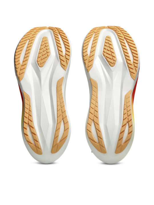 Chaussures Asics MEGABLAST Homme WHITE/ORANGE GLOW