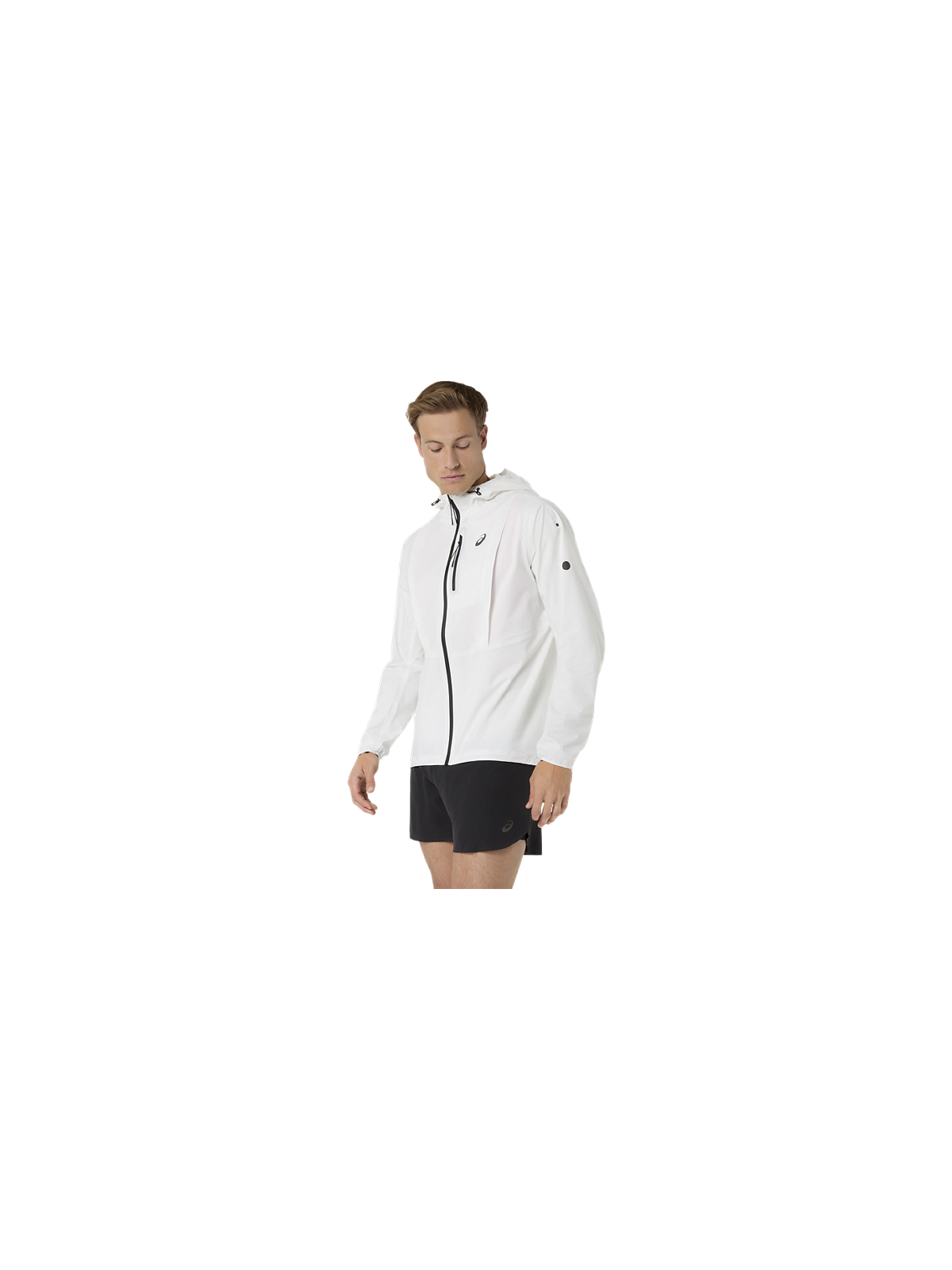 Veste Imperméable ASICS Fujitrail Elite Homme Crème