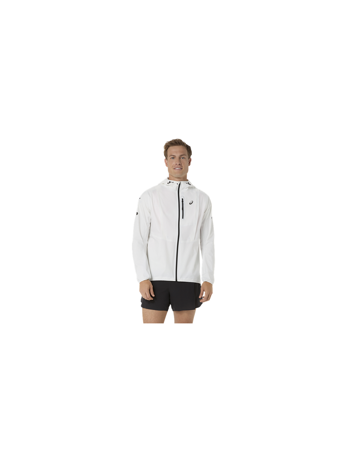Veste Imperméable ASICS Fujitrail Elite Homme Crème