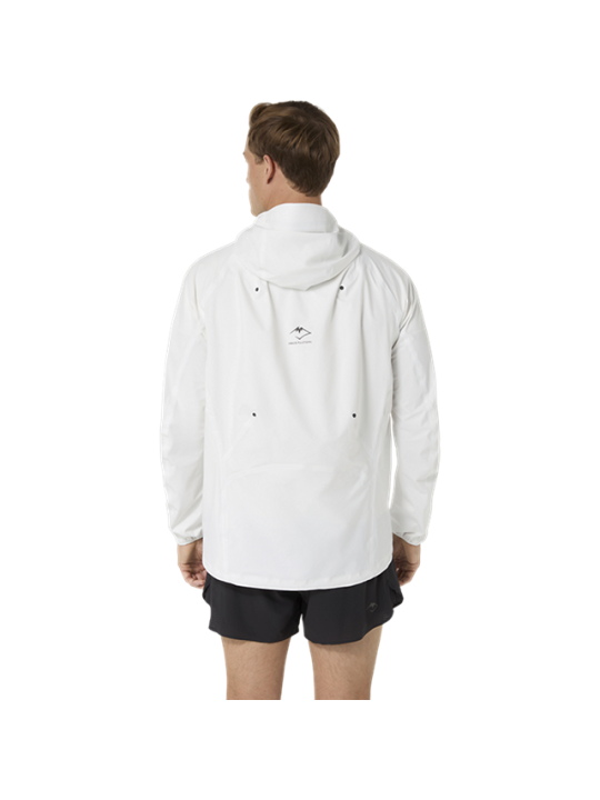 Veste Imperméable ASICS Fujitrail Elite Homme Crème