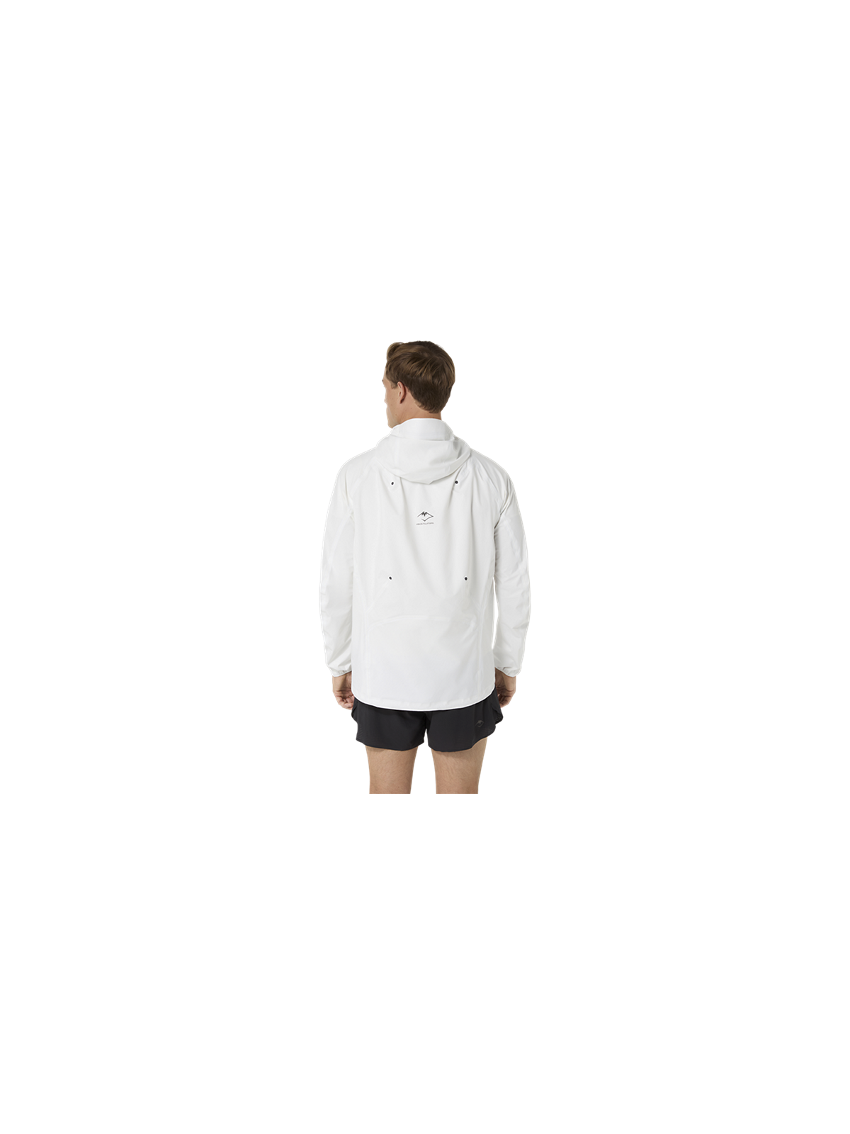Veste Imperméable ASICS Fujitrail Elite Homme Crème
