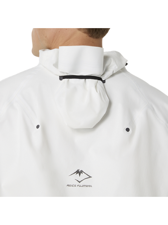Veste Imperméable ASICS Fujitrail Elite Homme Crème