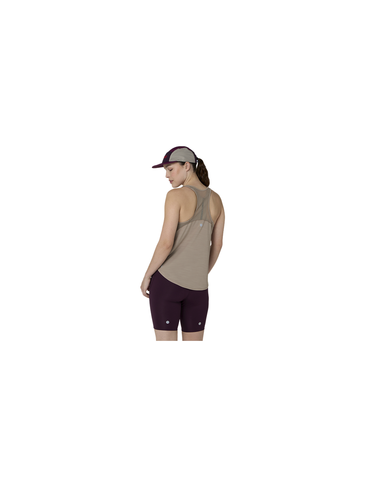 Débardeur de Running ASICS Road Tank Femme Greige