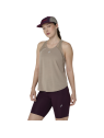Débardeur de Running ASICS Road Tank Femme Greige