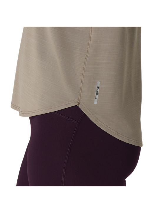 Débardeur de Running ASICS Road Tank Femme Greige