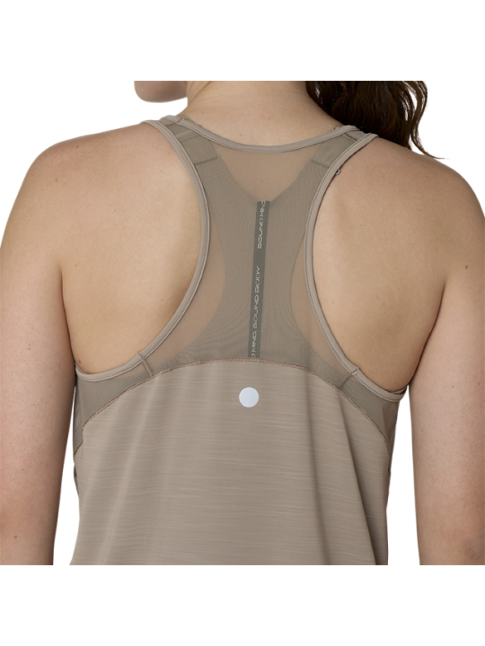 Débardeur de Running ASICS Road Tank Femme Greige