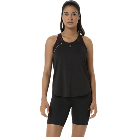 Débardeur de Running ASICS Road Tank Femme Noir