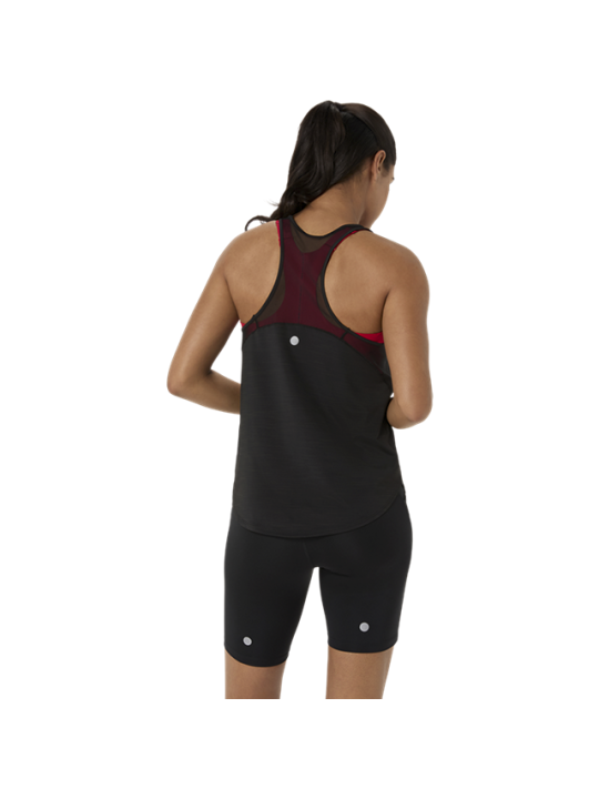 Débardeur de Running ASICS Road Tank Femme Noir