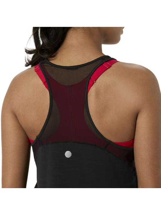 Débardeur de Running ASICS Road Tank Femme Noir