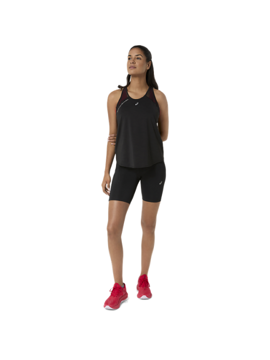 Débardeur de Running ASICS Road Tank Femme Noir