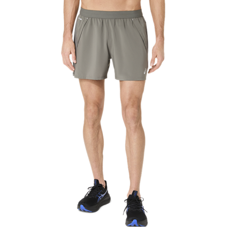 Short de Running ASICS Road 5IN Homme Truffle Grey