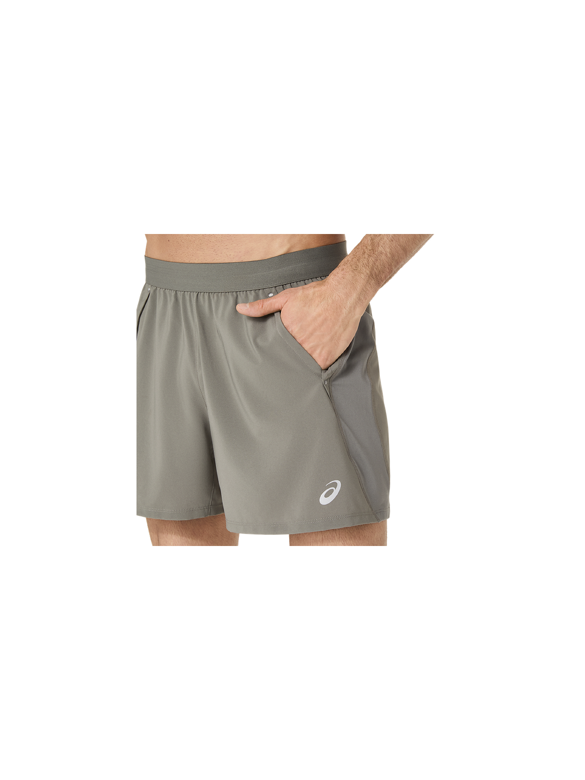 Short de Running ASICS Road 5IN Homme Truffle Grey