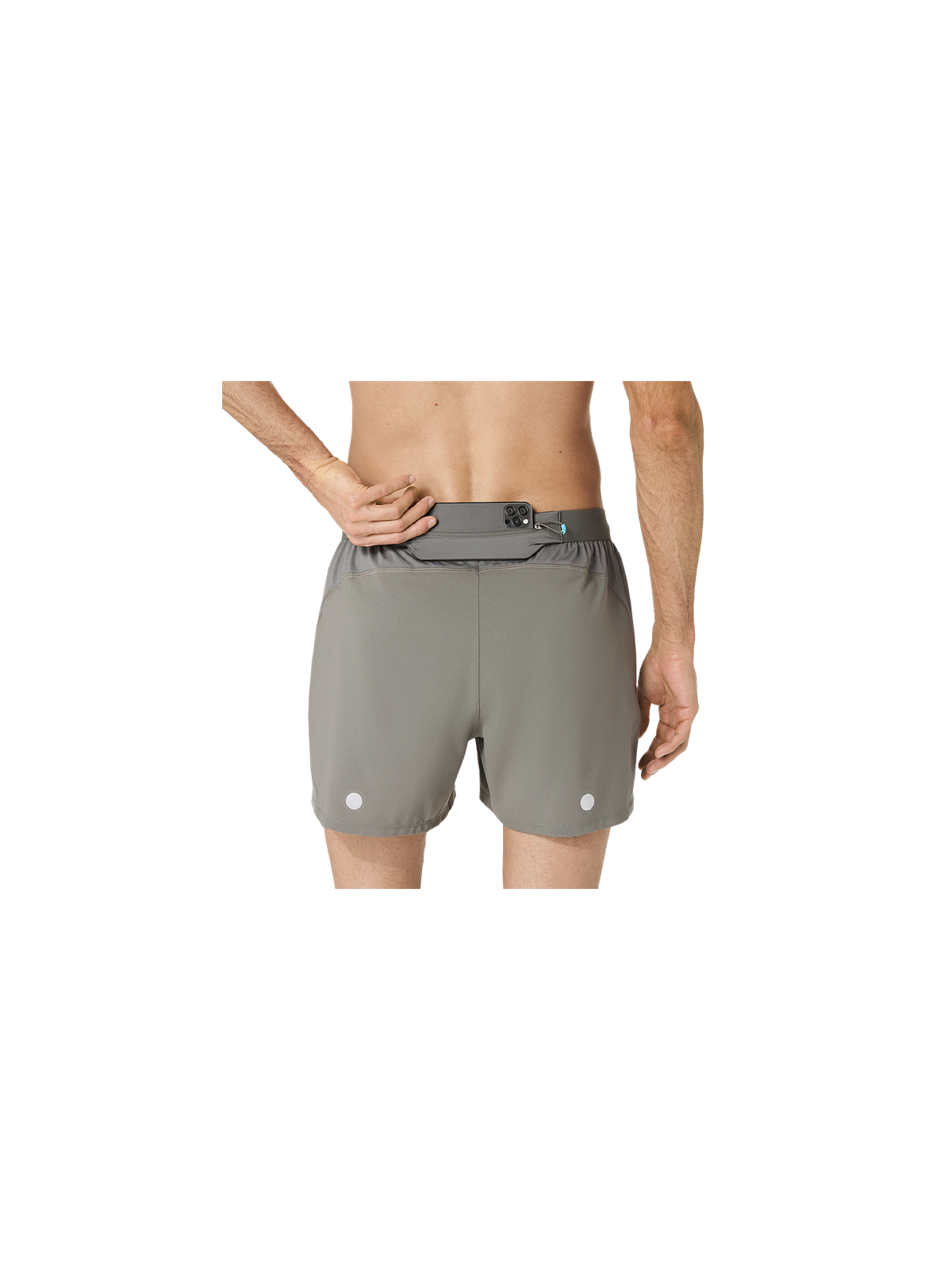 Short de Running ASICS Road 5IN Homme Truffle Grey